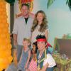Eric Dane, Rebecca Gayheart et leur fille Billie Dane au spectacle "Disney Junior Live On Tour Pirate & Princess Adventure", à Los Angeles, le 29 septembre 2013.