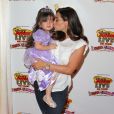 Courtney Mazza et sa fille Gia au spectacle "Disney Junior Live On Tour Pirate &amp; Princess Adventure", à Los Angeles, le 29 septembre 2013.