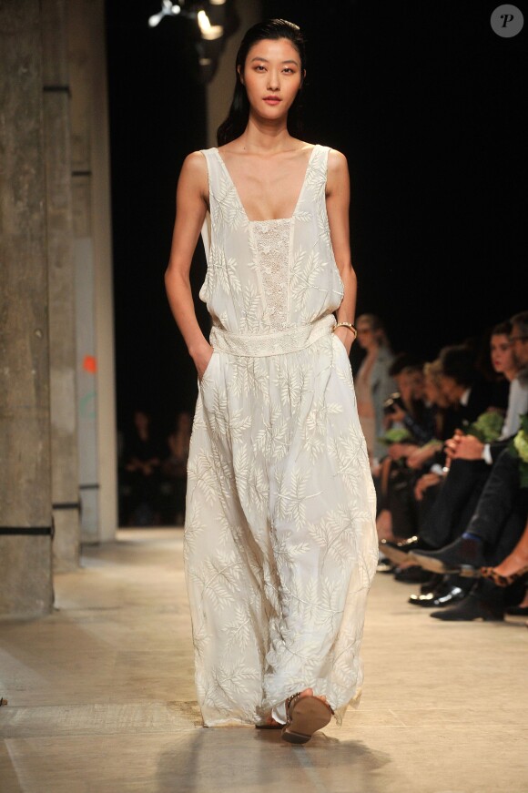 Le défilé Paul & Joe, collection prêt-à-porter printemps-été 2014, au Palais de Tokyo à Paris, le 1er octobre 2013.