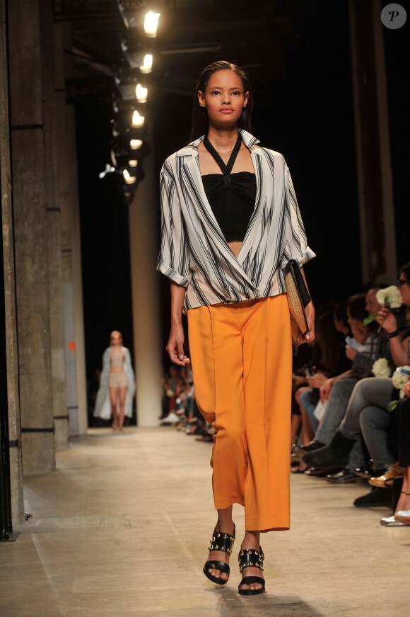 Le défilé Paul & Joe, collection prêt-à-porter printemps-été 2014, au Palais de Tokyo à Paris, le 1er octobre 2013.