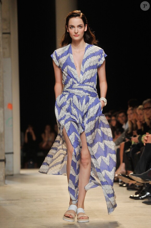 Le défilé Paul & Joe, collection prêt-à-porter printemps-été 2014, au Palais de Tokyo à Paris, le 1er octobre 2013.