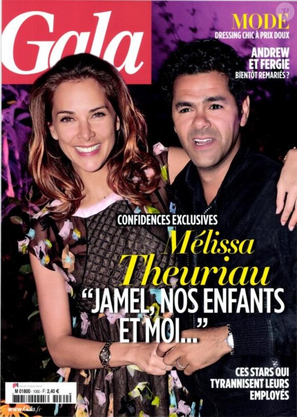 Mélissa Theuriau et Jamel Debbouze en couverture de Gala