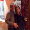 Exclusif - Christian Audigier et sa fiancée Nathalie Sorensen lors de leur week-end en amoureux à Paris le 27 septembre 2013.