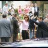 Nicolas Sarkozy, Cécilia et sa belle-fille à Neuillt-sur-Seine le 10 juin 2007.