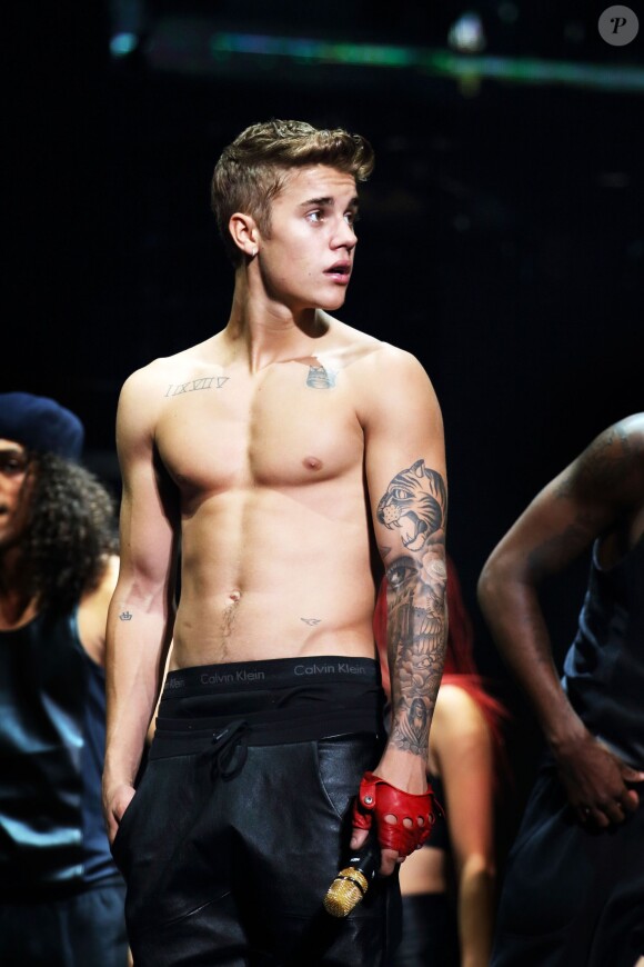 Justin Bieber, en concert à Pékin, en Chine, le 29 septembre 2013.