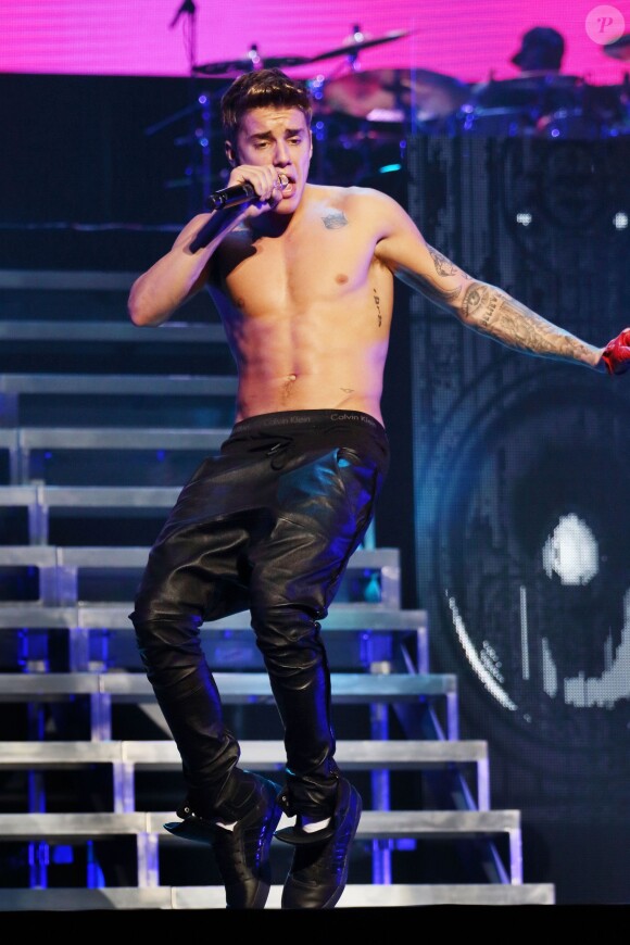 Justin Bieber, en concert à Pékin, en Chine, le 29 septembre 2013.