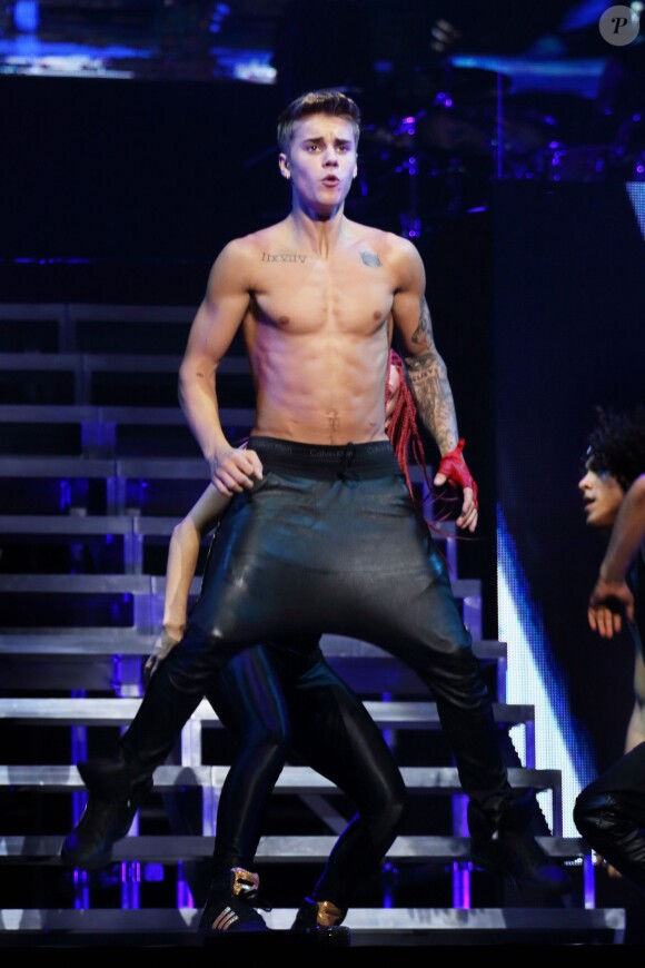 Justin Bieber, en concert à Pékin, en Chine, le 29 septembre 2013.