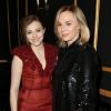 Chloë Grace Moretz et sa mère Teri Moretz pendant la Fashion Week parisienne le 27 février 2013.