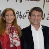 Marek Halter, Anne Gravoin et son mari Manuel Valls à Paris le 8 septembre 2013.