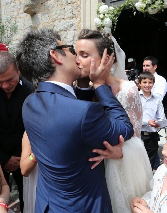 Mariage de Thomas Langmann et Celine Bosquet à Porto-Vecchio le 22 juin 2013.