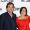 Penélope Cruz et Javier Bardem posent ensemble à l'occasion de la conférence de presse du film Cartel, à Londres, le samedi 5 octobre 2013.