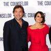 Penélope Cruz et Javier Bardem posent ensemble à l'occasion de la conférence de presse du film Cartel, à Londres, le samedi 5 octobre 2013.