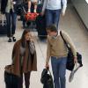 Pippa Middleton rentre d'un week-end de chasse en Ecosse, à l'aéroport Heathrow de Londres avec son boyfriend Nico Jackson le 6 octobre 2013