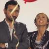 Cyril Hanouna et Enora Malagré dans le clip pour l'anniversaire de D8 le 8 octobre 2013