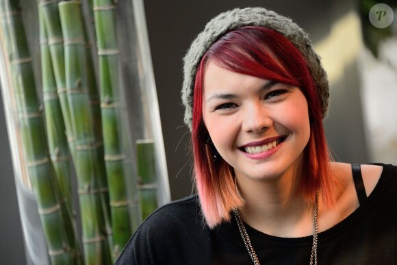 Sophie-Tith lors de la conférence de presse de Nouvelle Star 2014 le 7 octobre 2013 à Paris