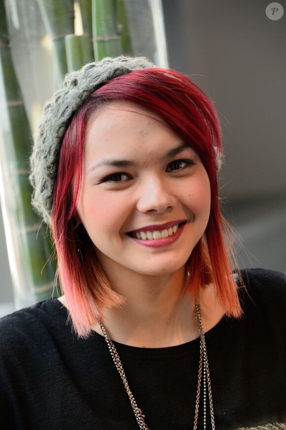 Sophie-Tith lors de la conférence de presse de Nouvelle Star 2014 le 7 octobre 2013 à Paris