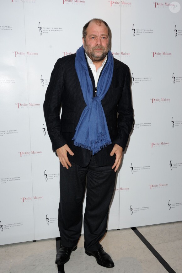 Eric Dupond-Moretti lors de la soirée d'ouverture du restaurant 'La Petite Maison De Nicole' à Paris le 21 janvier 2013