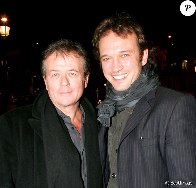 Patrice Chéreau et Vincent Perez à Paris le 13 novembre 2006 pour l'avant-première du film Pardonnez-moi