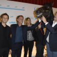 Laurent Mariotte, Charles Berling et Pierre Vercruysse lors de la remise des trophées de la 20ème édition des Trophées Epona à Cabourg, le 12 octobre 2013