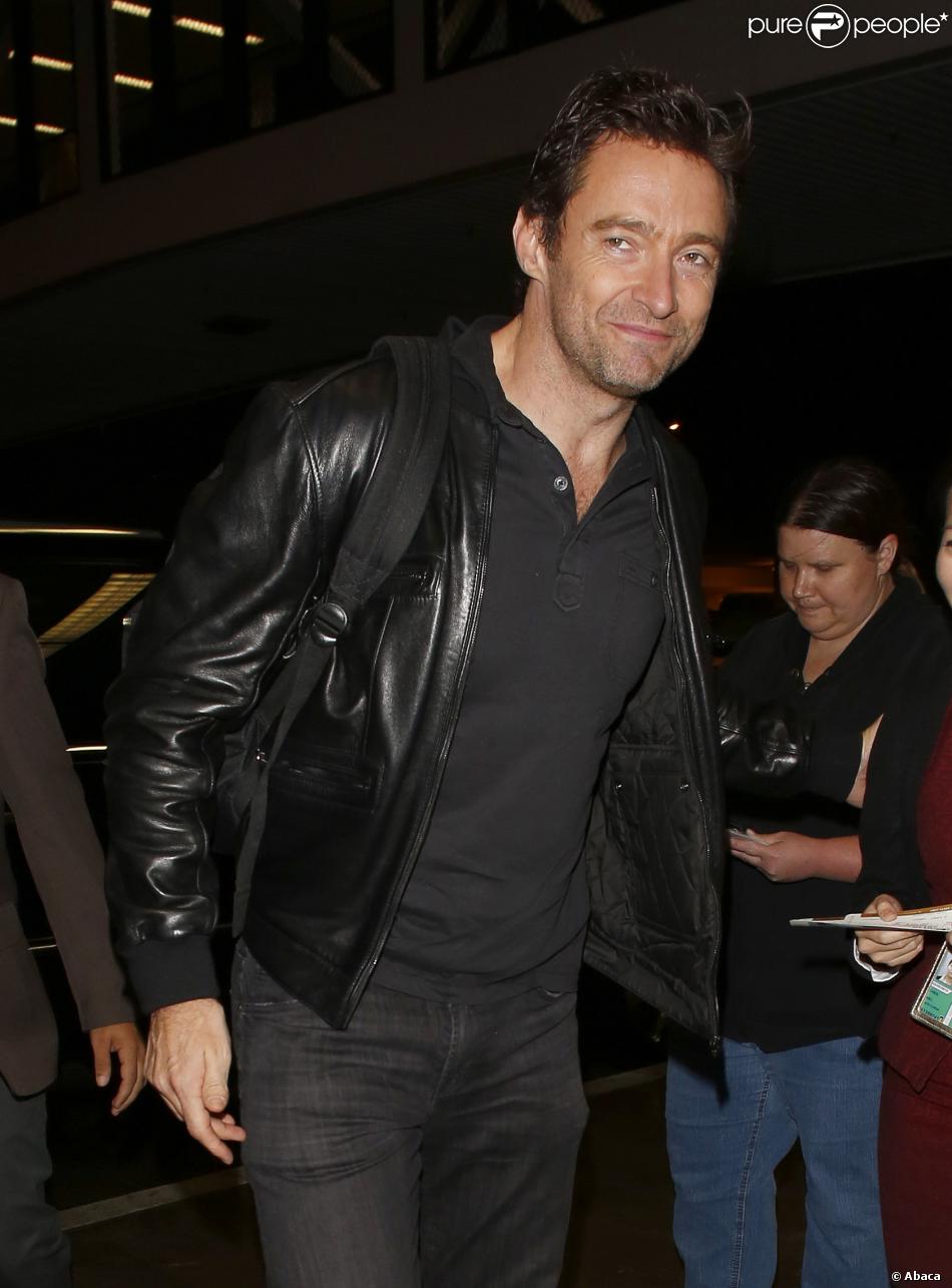 Hugh Jackman à l&#039;aéroport LAX de Los Angeles, le 12 octobre 2013.