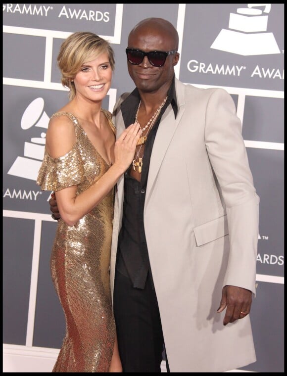 Heidi Klum et Seal aux Grammy Awards en février 2011
