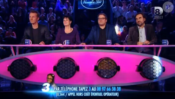 Le jury dans Nouvelle Star 2012, sur D8.