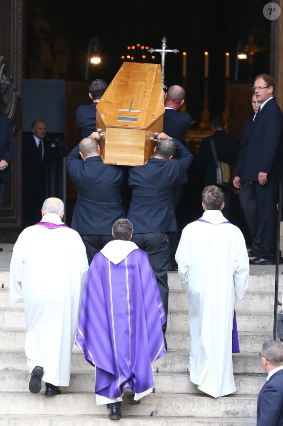 Obsèques de Patrice Chéreau en l'église Saint-Sulpice à Paris, le 16 octobre 2013.