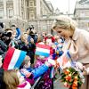 Le roi Willem-Alexander et la reine Maxima des Pays-Bas étaient en visite inaugurale à Stockholm le 14 octobre 2013