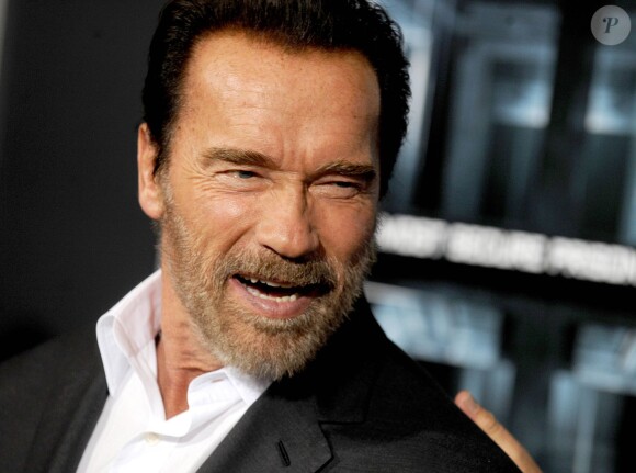 Arnold Schwarzenegger à la première du film Evasion (The Escape Plan) à New York le 15 octobre 2013.