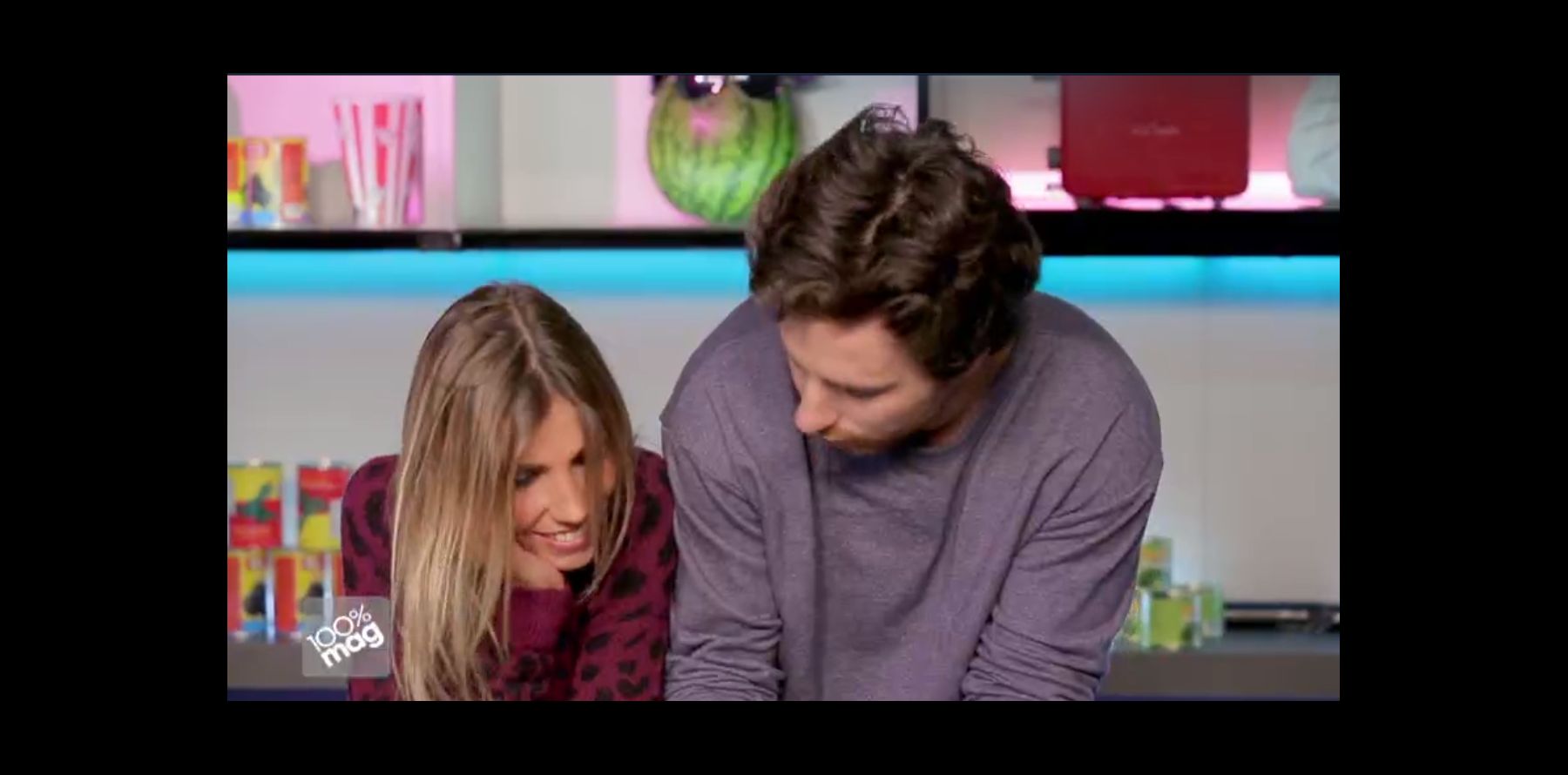 Jean Imbert et Alexandra Rosenfeld se ''roulent une pelle'' à la télé ...