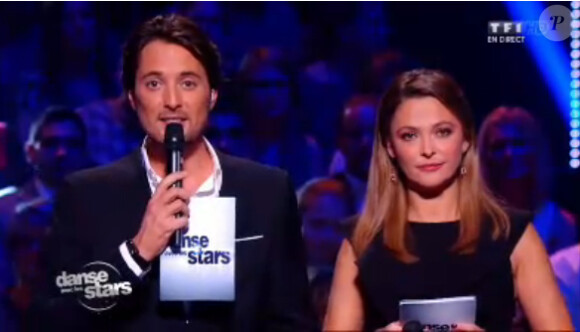 Laury Thilleman et Maxime Dereymez affrontent Damien Sargue et Candice Pascal dans un face à face dans Danse avec les stars 4 sur TF1 le samedi 19 octobre 2013