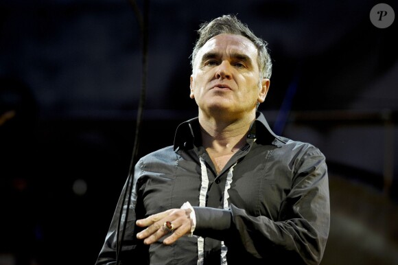 Morrissey au festival de musique de Glastonbury, le 24 juin 2011.