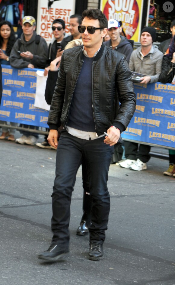 James Franco à New York le 14 octobre 2013