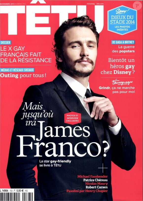 Magazine "Têtu" de novembre 2013.