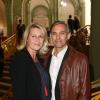 Luana et Paul Belmondo lors de la soirée d'inauguration de la FIAC au Grand Palais à Paris le 23 octobre 2013