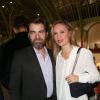 Clovis Cornillac et sa femme Lilou Fogli lors de la soirée d'inauguration de la FIAC au Grand Palais à Paris le 23 octobre 2013