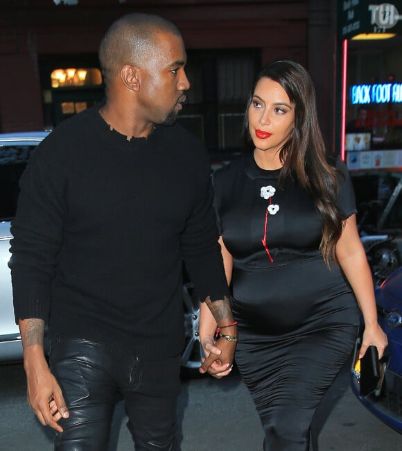 Kim Kardashian et son amoureux Kanye West en mai 2013