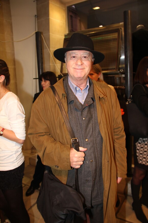 Georges Wolinski lors des 50 ans de la boutique Renoma, à Paris, le 22 octobre 2013