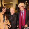 Henry Chapier et Maurice Renoma lors des 50 ans de la boutique Renoma, à Paris, le 22 octobre 2013