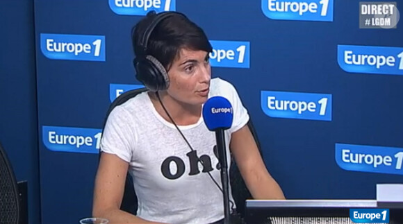 Alessandra Sublet était invitée dans Le grand direct des médias sur Europe 1. Vendredi 25 octobre 2013.