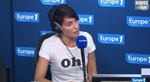 Alessandra Sublet était invitée dans Le grand direct des médias sur Europe 1. Vendredi 25 octobre 2013.