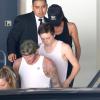 David et Victoria Beckham sont allés à la gym avec leur fils Brooklyn à West Hollywood. Le 26 octobre 2013