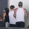 David et Victoria Beckham sont allés à la gym avec leur fils Brooklyn à West Hollywood. Le 26 octobre 2013