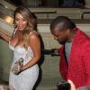 Kim Kardashian et Kanye West au TAO à Las Vegas. Le 25 octobre 2013.