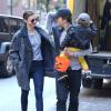 Miranda Kerr et Orlando Bloom à New York pour Halloween, avec leur petit Flynn, le lundi 28 octobre 2013.
