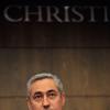 Guillaume Guede, directeur de Christie's, durant la conférence de presse de la 153e vente des Hospices de Beaune à la maison Christie's à Paris, France le 29 octobre 2013.