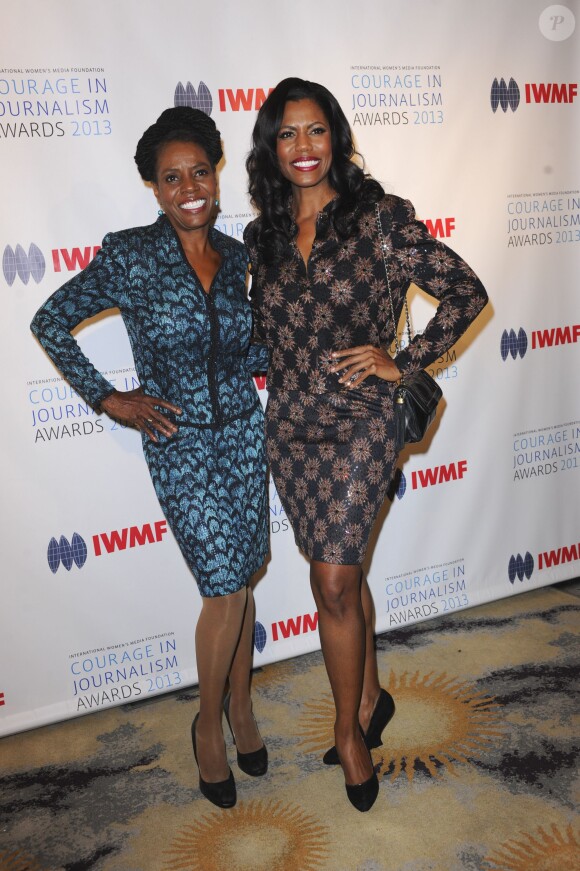 Omarosa Manigault à la soirée "Courage in Journalism Awards" au Beverly Hills Hotel de Los Angeles, le 29 octobre 2013.