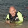 Vincent Lagaf' fait de l'hydrojet à Saint-Tropez, le 6 août 2013.
