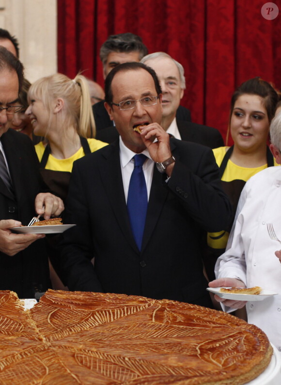 François Hollande à Paris, le 8 janvier 2013.