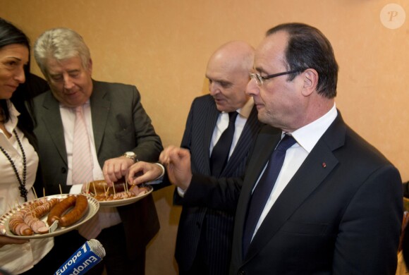 François Hollande à Avoudrey, le 3 mai 2013.